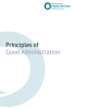 Principle of Good Administration